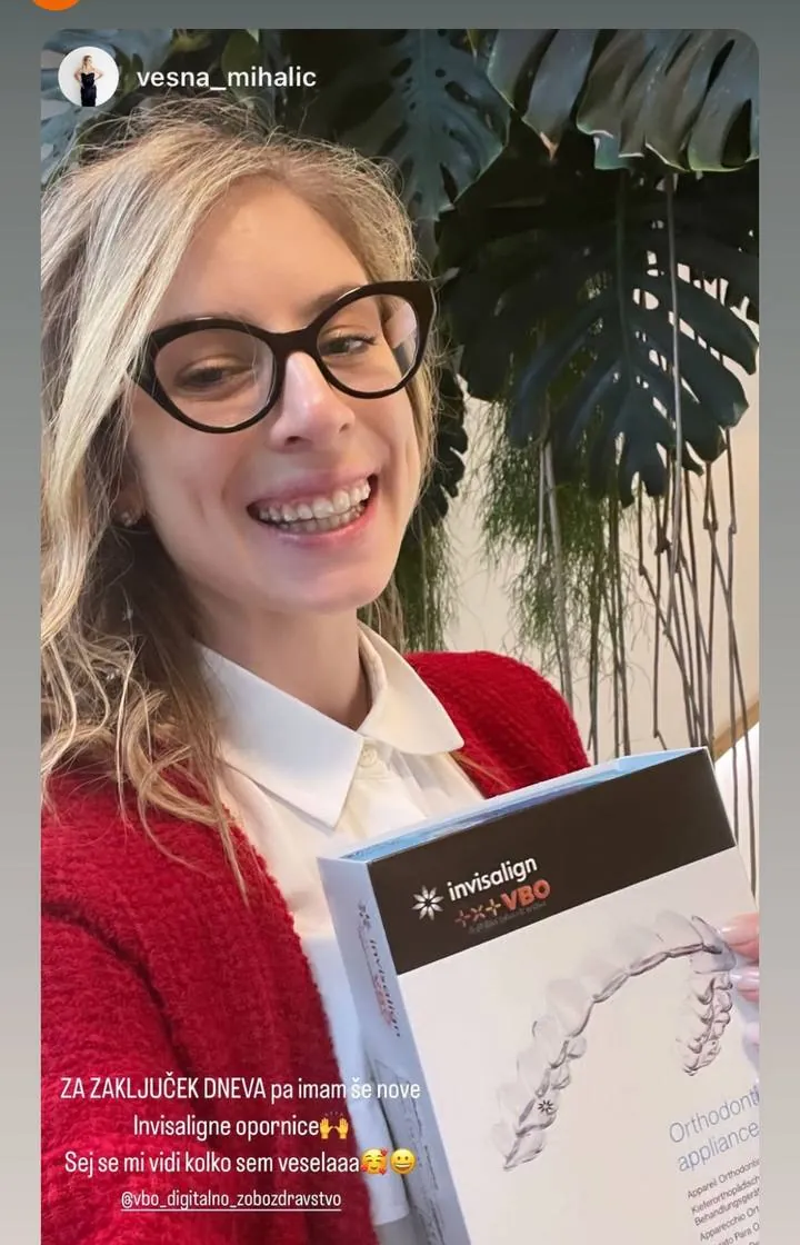 Instagram zgodba pacienta VBO