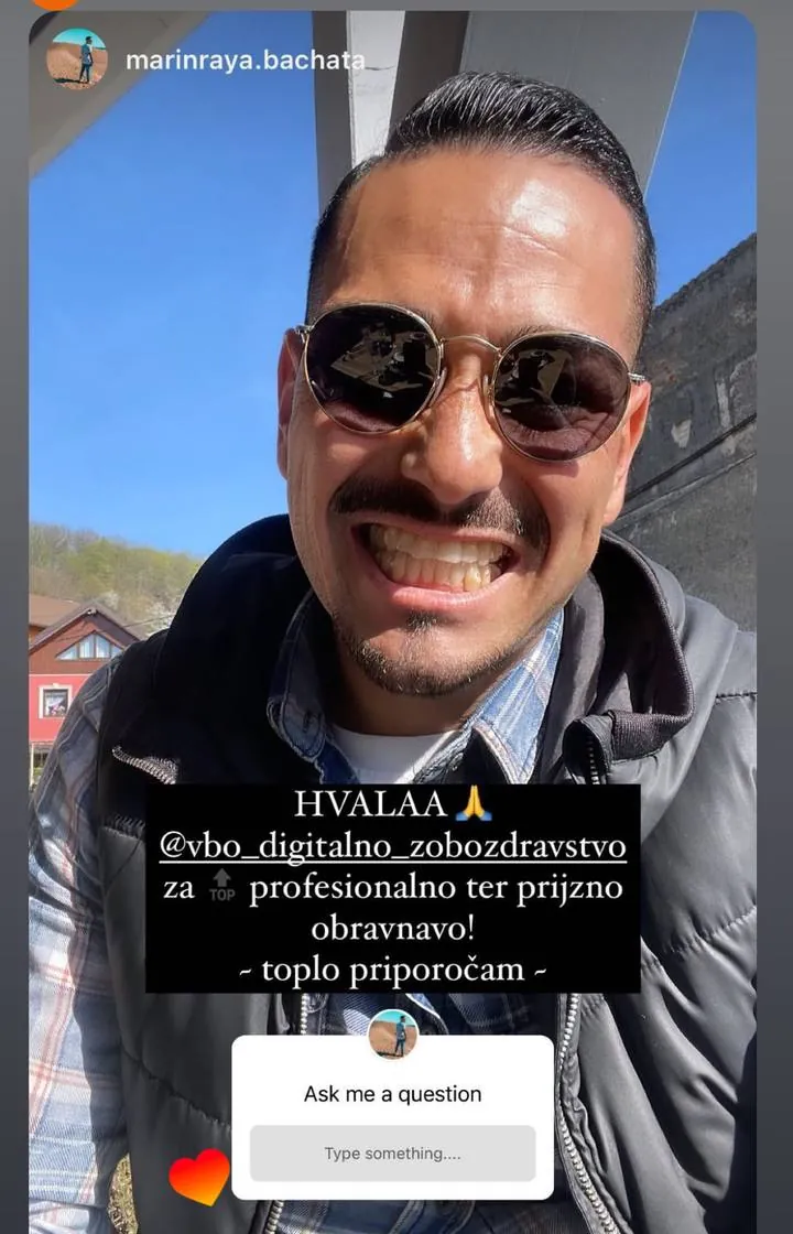 Instagram zgodba pacienta VBO